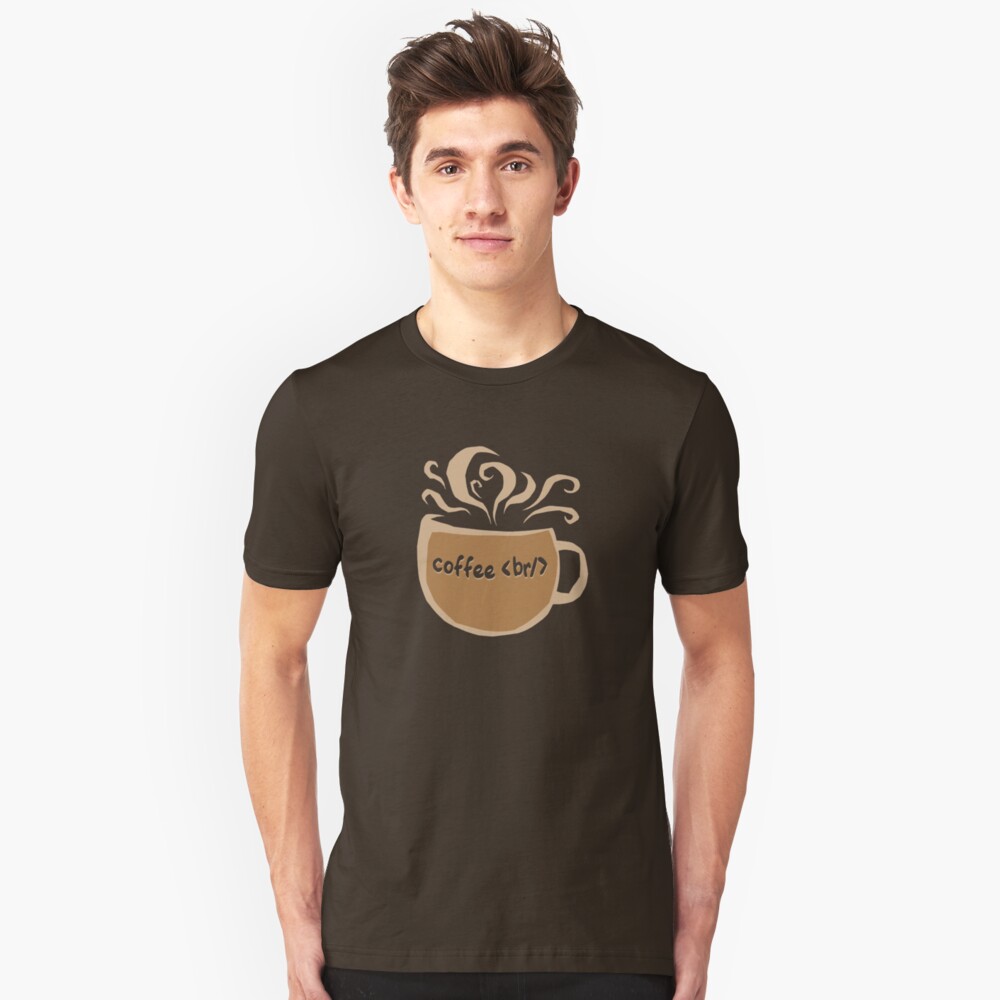 Coffee Break Slim Fit T-Shirt