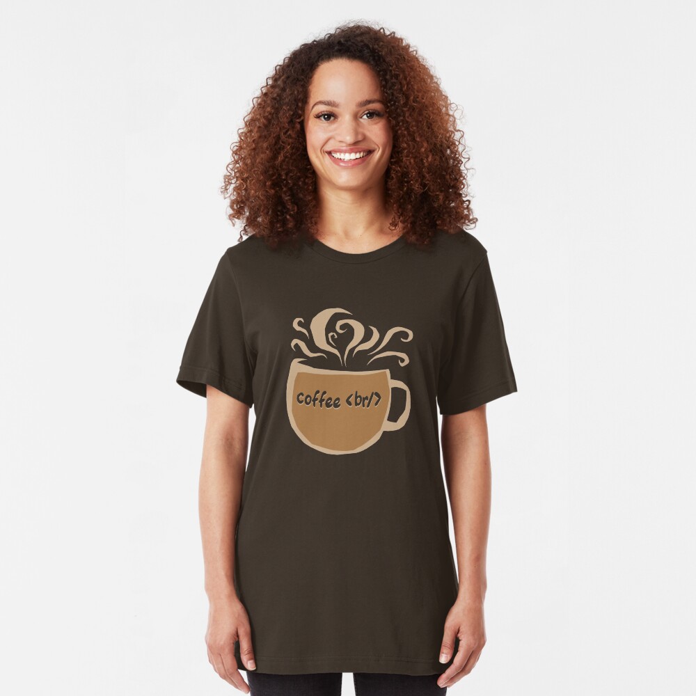 Coffee Break Slim Fit T-Shirt