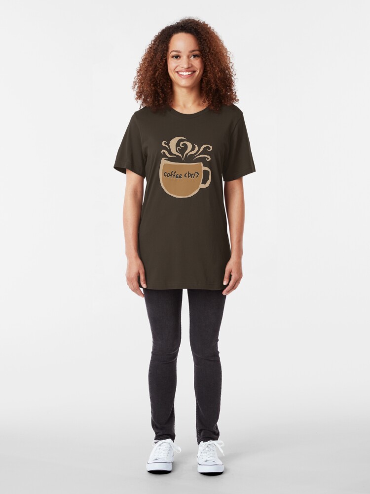 Alternate view of Coffee Break Slim Fit T-Shirt