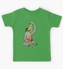 A Sloth Eating Spaghetti Kids Tee