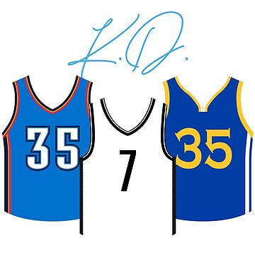 Kevin Durant Golden State Warriors New Jerseys & T-Shirts