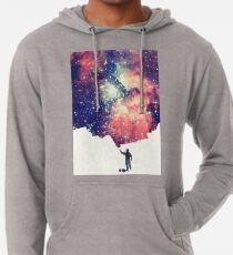 Painting the universe (Colorful Negative Space Art) Lightweight Hoodie