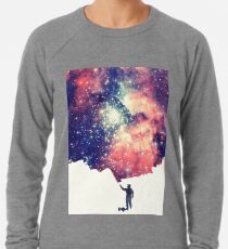 Painting the universe (Colorful Negative Space Art) Lightweight Sweatshirt