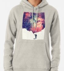 Painting the universe (Colorful Negative Space Art) Hoodie