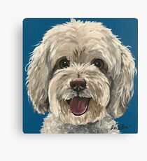 Maltipoo Dog art Canvas Print