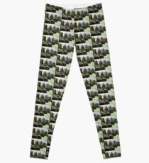 Dawn In A Topiary Garden Leggings