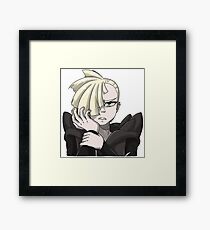 Video Game Headshot | Gladion Framed Print