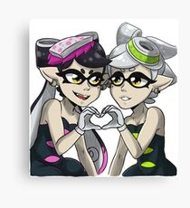 Video Game Headshot |Squid Sister Canvas Print