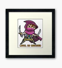 Level 20 Assassin Framed Print