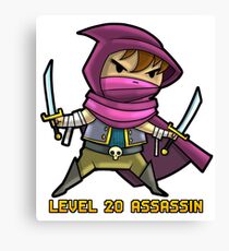 Level 20 Assassin Canvas Print