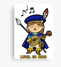 Level 20 Bard Canvas Print