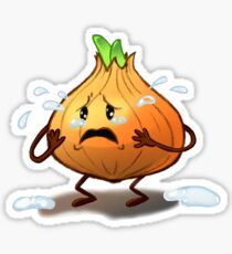 Crying Onion Sticker