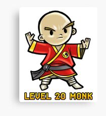Level 20 Monk Canvas Print