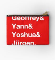 Geoffrey & Yann & Yoshua & Jürgen (white) Studio Pouch