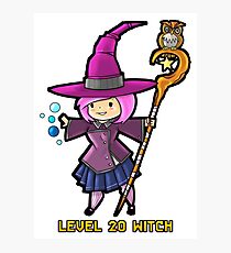Level 20 Witch Photographic Print