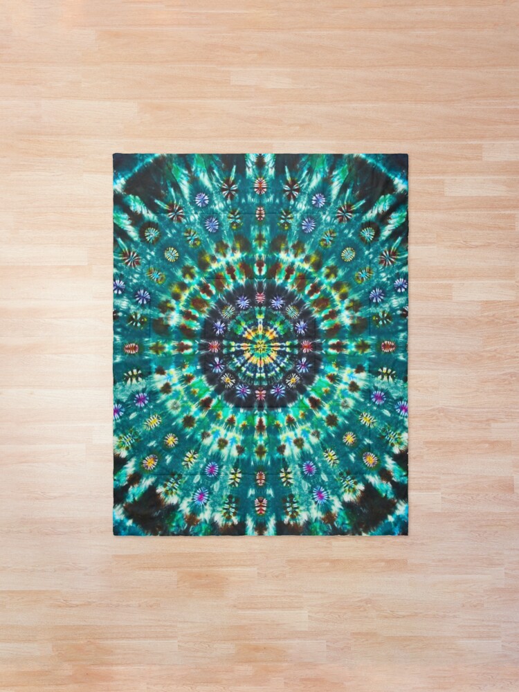 Alternate view of Tie-Dye Turquoise Comforter