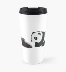 Typewriter Panda Travel Mug