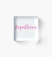 Republican Acrylic Block