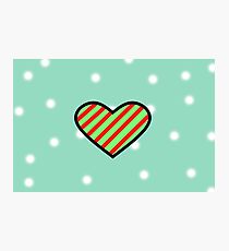 Christmas Ribbon Photographic Print