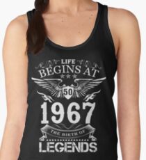 Life Begins At 50 1967 The Birth Of Legends Women's Tank Top