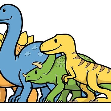 Artwork thumbnail, CuteForKids - DinoKids (The Whole Gang!) by Virtual-SG