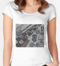 #music Women's Fitted Scoop T-Shirt