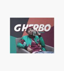G Herbo "Money Calling" Art Board