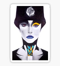 Blue Lip Sticker