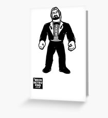 Hasbro Series 1 Million Dollar Man Greeting Card