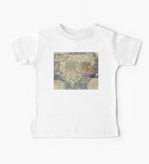 Japanese Map of Asia - 1710 Baby Tee