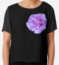 Purple hibiscus flower Chiffon Top