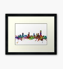 Melbourne Skyline Framed Print