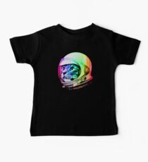 Astronaut Space Cat (digitale Regenbogenversion) Baby T-Shirt