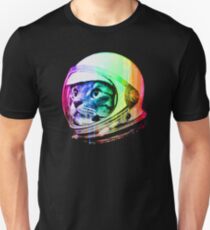 Astronaut Space Cat (digital rainbow version) Unisex T-Shirt