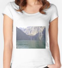 Milford Sound< New Zealand Women's Fitted Scoop T-Shirt