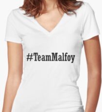 Team Malfoy Women's Fitted V-Neck T-Shirt