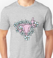 Middle Finger Uterus Pro-choice Unisex T-Shirt