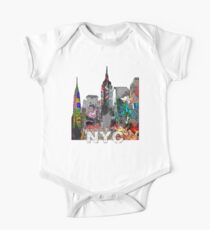 New York City Graffiti One Piece - Short Sleeve