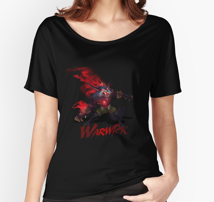 Warwick, the uncaged wrath of zaun" women's relaxed fit t shirts ...