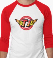 SKT T1 Logo (best quality ever) Men's Baseball ¾ T-Shirt