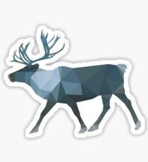 cool mountain caribou Sticker