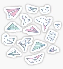 Origami soup Sticker
