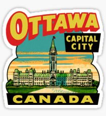 Ottawa Ontario Canada Vintage Travel Decal Sticker