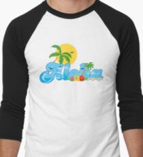 Aloha Hawaii T-Shirt Hawaiian Paradise Beach Sun Sand TShirt Men's Baseball ¾ T-Shirt