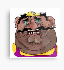 Sad Wario Metal Print