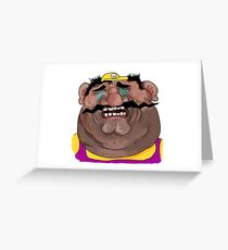 Sad Wario Greeting Card
