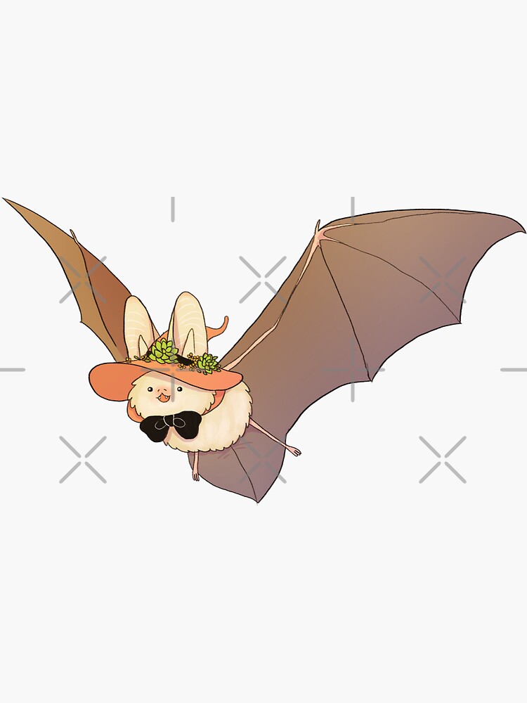 "Bat Witch!" Sticker by petakov-kirk | Redbubble