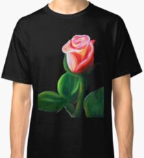 Oil Pastel Rose Classic T-Shirt