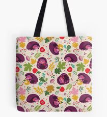 Hedgehog Print Tote Bag
