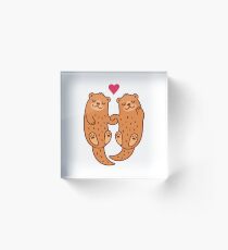 Otterly adorable Acrylic Block